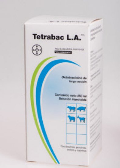 Tetrabac LA - Oxytetracycline 250 ml.